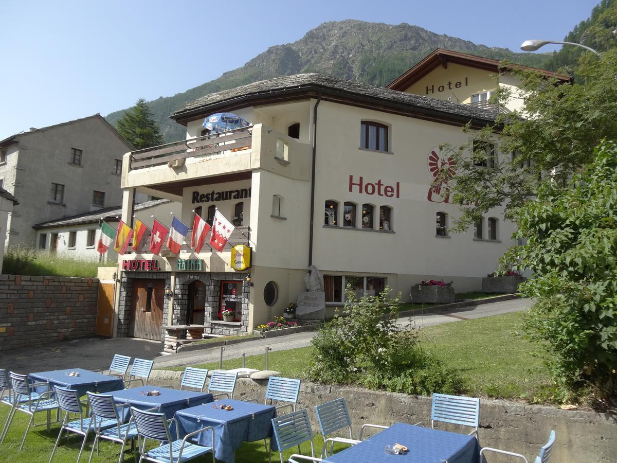 Hotel-Restaurant Grina Simplon Ngoại thất bức ảnh